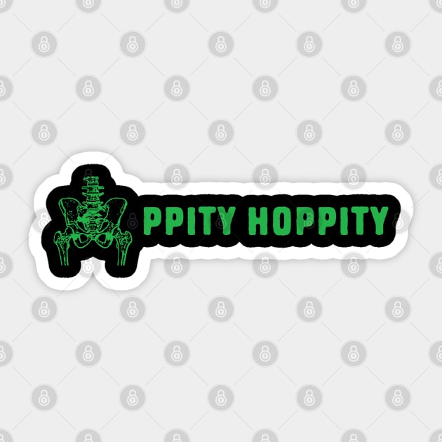 Hippity Hoppity Puns Sticker by Shirts That Bangs